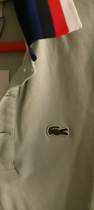 Polo Lacoste Verde Talla M