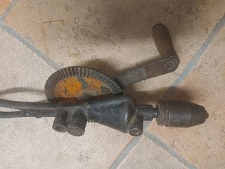 Trapano a mano antico raro
