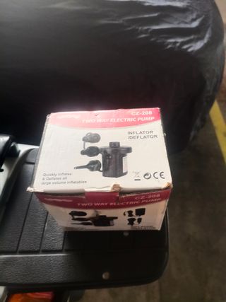 Inflador Eléctrico 2 en 1 CZ-208