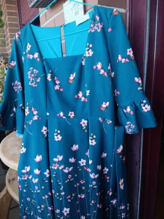 Vestido corto fiesta/cóctel floral
