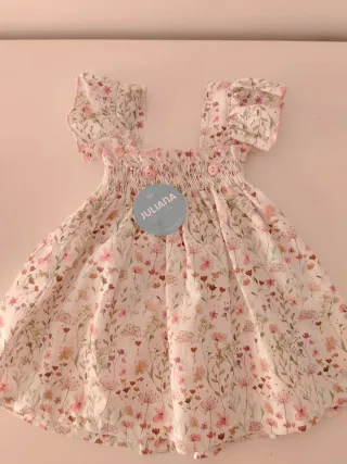 Conjunto bebé niña Juliana rosa