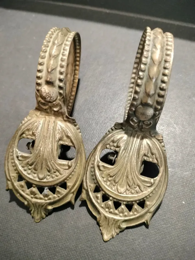 Sujetacortinas Antiguos Vintage Metal