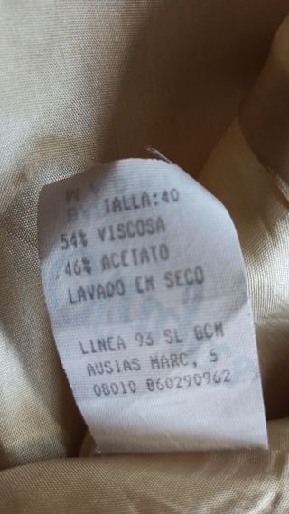 Chaqueta mujer Talla 40,regalo-->pantalon