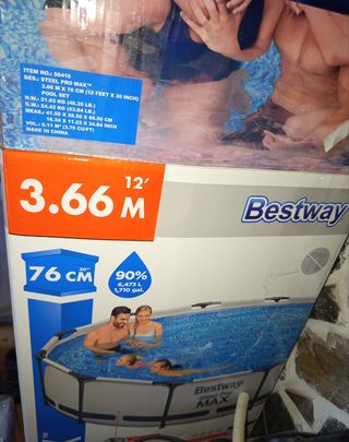 Piscina Bestway Steel Pro MAX 3.66m