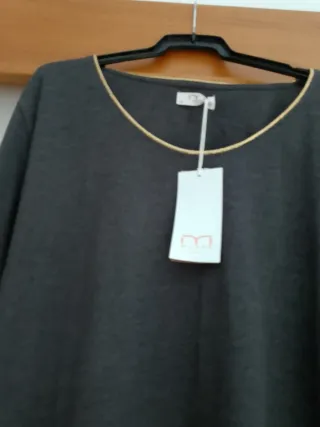 Camiseta gris mujer