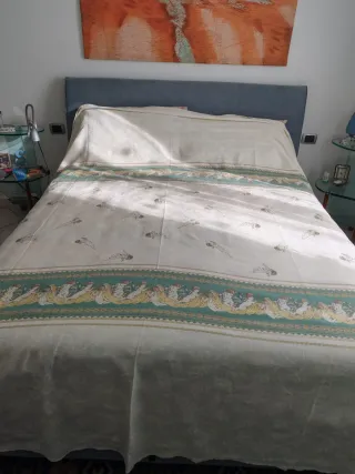 Copriletto matrimoniale vintage cotone
