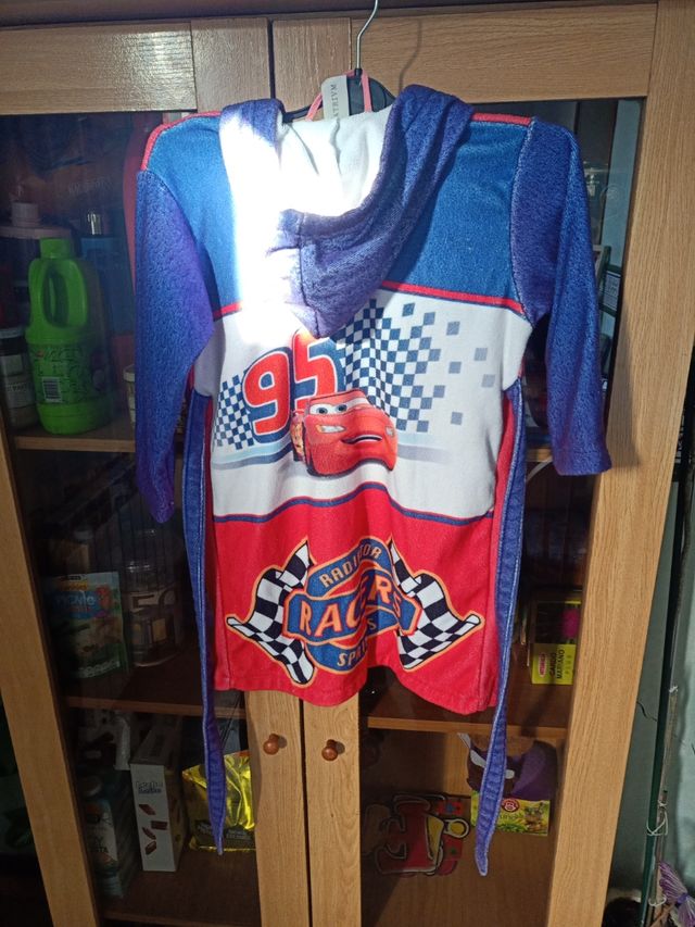 Albornoz infantil niño Cars 95