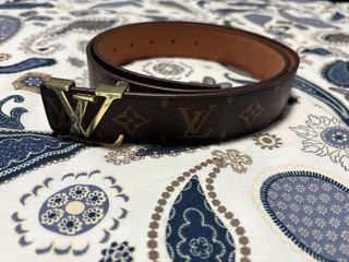 Cintura Louis Vuitton Monogram Canvas Oro
