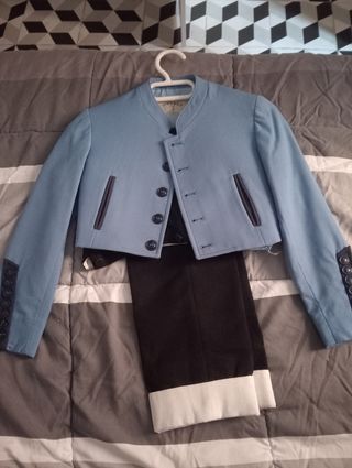Traje de campero niño Jimenez azul y negro