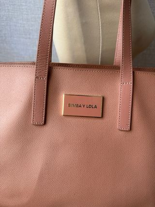 Bolso Piel Bimba y Lola Rosa
