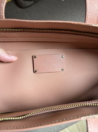 Bolso Piel Bimba y Lola Rosa