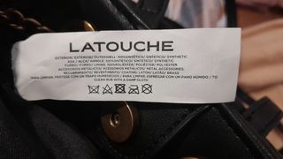 Mochila negra Latouche acolchada