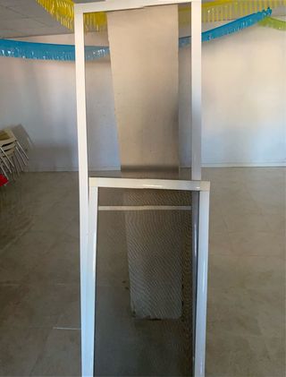 Mosquiteros de aluminio blanco