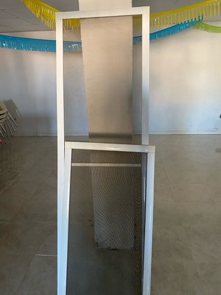 Mosquiteros de aluminio blanco