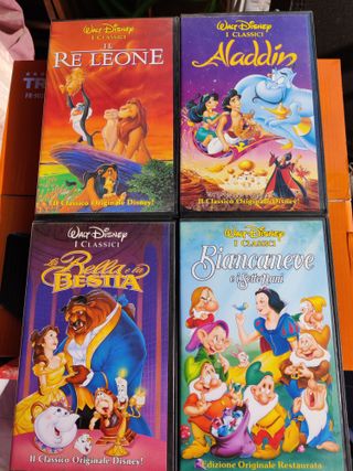 VHS Disney Classici - Lotto 4 Film