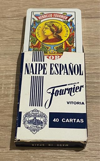 Baraja Española Antigua Fournier Vitoria