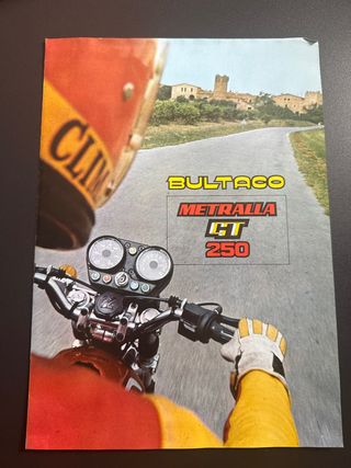 Póster Bultaco Metralla GT 250