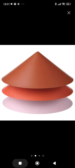 Lámpara TESAMMANS IKEA Naranja
Sin pie.