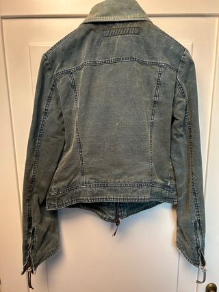 Fornarina Giubbino Jeans Donna Verde Taglia M 