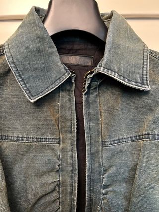 Fornarina Giubbino Jeans Donna Verde Taglia M 