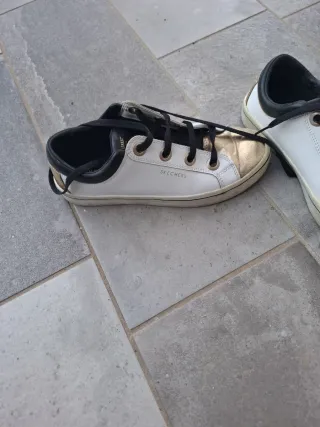 Sneakers Skechers Donna Oro/Bianco Tg. 38