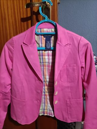 Chaqueta Ralph Lauren Mujer Rosa Talla XS