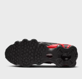 Zapatillas Nike Shox R4 Negras Rojas
