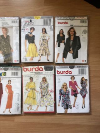 Patrones de costura Burda y Butterick