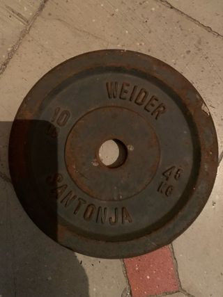Disco Pesas Weider 10 LB / 4,5 kg