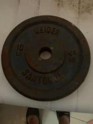 Disco Pesas Weider 10 LB / 4,5 kg