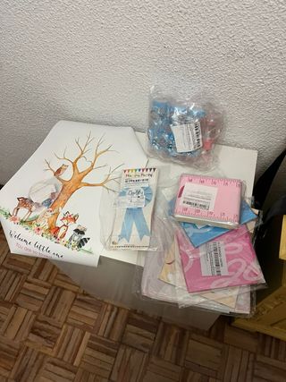 Set Baby Shower/Revelación Género Nuevo