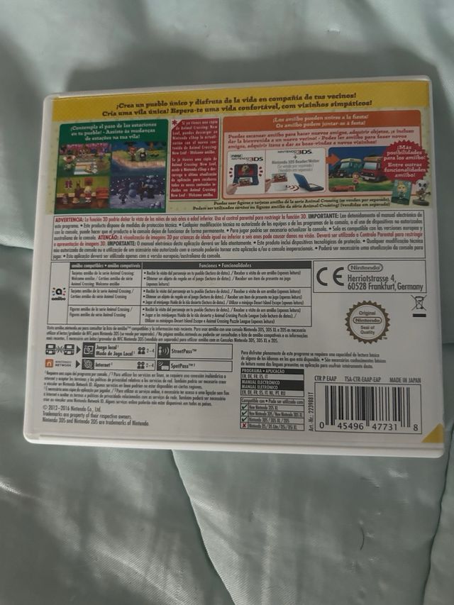 Animal Crossing New Leaf Welcome amiibo 3DS