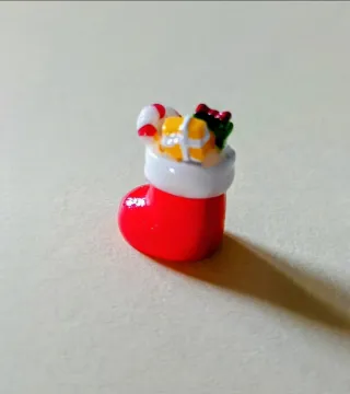 Bota Navidad. Casa de muñecas Escala 1:12