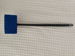 Rascador algas acuario con estropajo