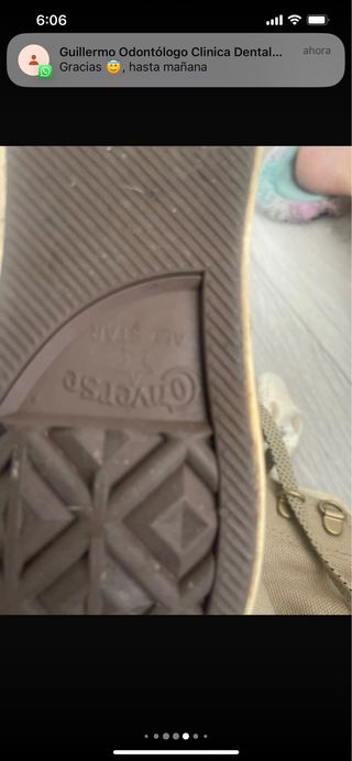 Botas Converse Talla 36.5 Beige