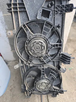 Radiador Agua y Ventiladores Fiat Doblo