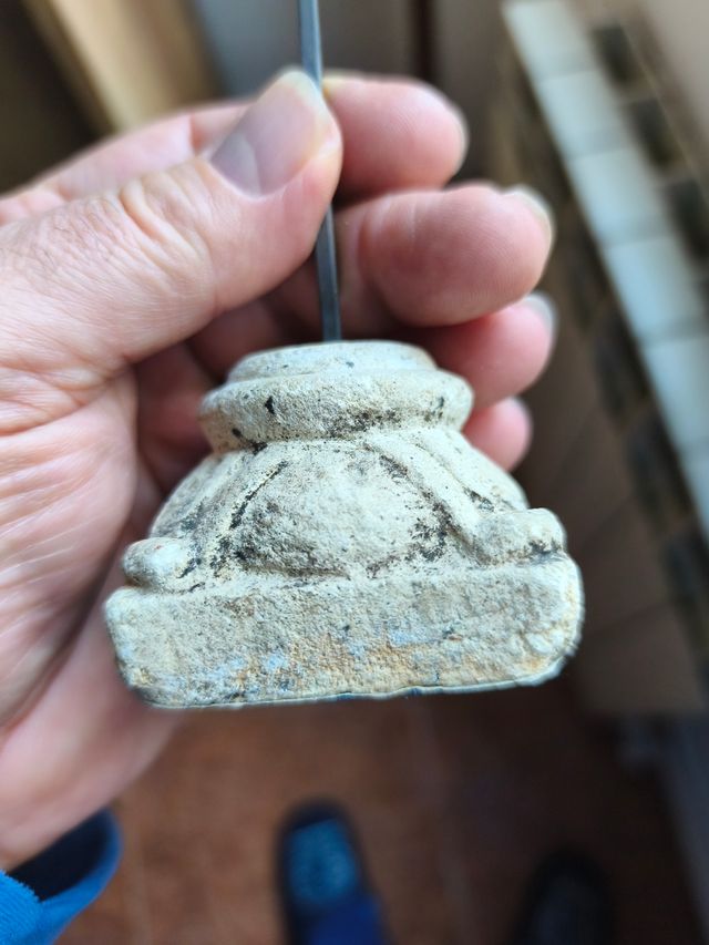 Importante piano da tavolo Cross in argento 925