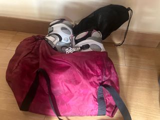 Patines Fila Talla 41 + Protecciones + bolsa