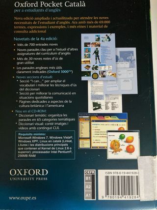 Diccionari Oxford Pocket Català per a estudiant...
