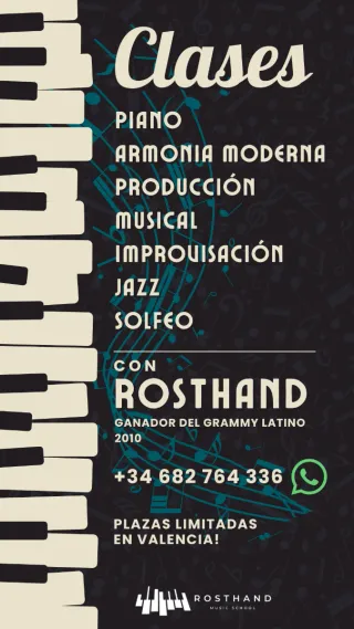 Clases de piano con ganador del Grammy Latino