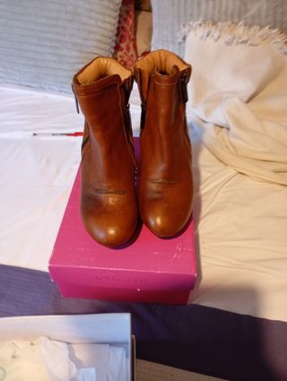 Botines piel blanda Adolfo Dominguez marrones