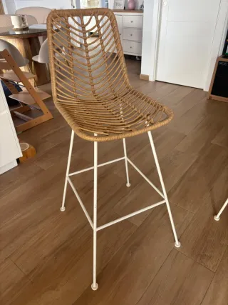 Pack 4 Taburetes Gouda Sklum Rattan
