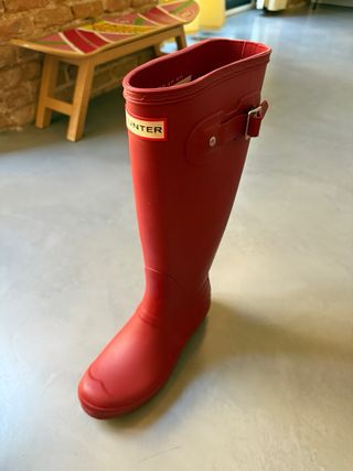Botas de agua Hunter Military Red Talla 38