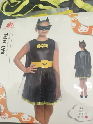 Disfraz Batgirl niña 10-12 años