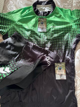 Maillot Ciclismo Hombre Tomshoo Verde