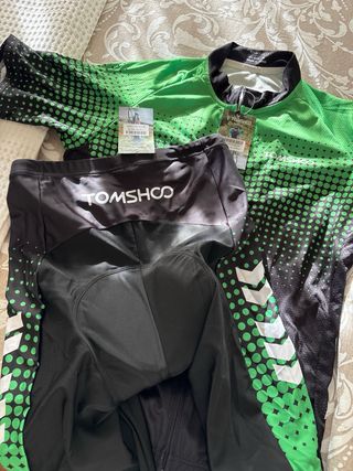 Maillot Ciclismo Hombre Tomshoo Verde