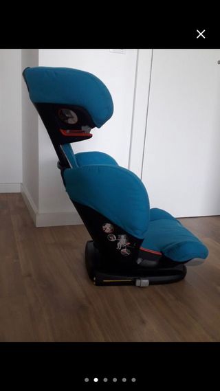 Silla Coche Maxi-Cosi RodiFix Azul con funda