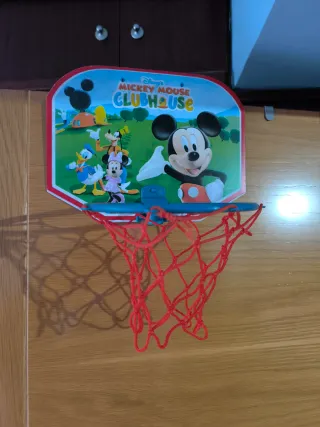 Canasta Baloncesto Mickey Mouse + Pelota