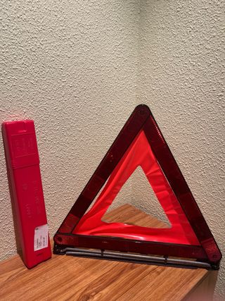 Triángulo emergencia homologado con funda