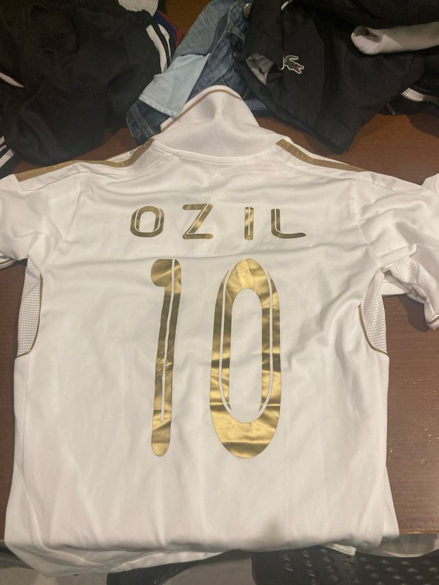 2 Camisetas Real Madrid Adidas Blancas Doradas